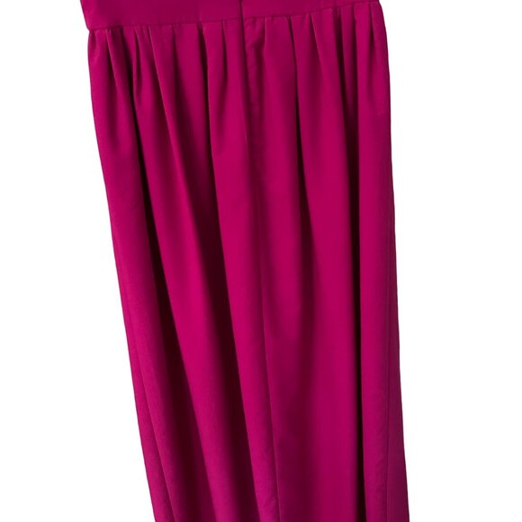 Jill Jill Stuart Size 8 Fuchsia Dayglo Deep V-Neck Bridesmaid Gown Dress NWT - Picture 12 of 16